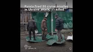 Russian Missile Attack on Ukraine Kills 11, Officials Say