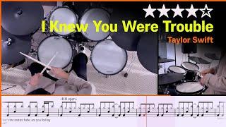 [Lv.16]  I Knew You Were Trouble - Taylor Swift | Drum Cover with Sheet Music