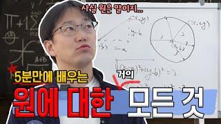 도대체 원이 뭐야? 5분만 주목! 이 영상으로 원의 방정식이 이해가 간다~| 생각루트