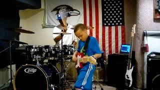 The Power Station " we fight for love " redo drum cover James Alderman ft. Isaiah Alderman