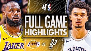 Los Angeles Lakers vs San Antonio Spurs - Full Game Highlights | November 27, 2024-25 NBA Season