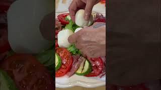 CAPRESE SALAD SUPREME  #recipe #recipeshorts #capresesalad