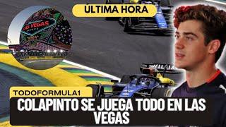 F1 HOY:   Colapinto se juega todo en Las Vegas...