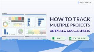 How to Track Multiple Projects on Excel & Google Sheets - Link Below