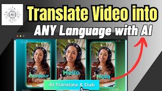 How To Translate Video Into ANY Language With AI (FREE) | Beginner Guide