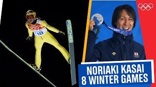 EIGHT OLYMPICS for Noriaki Kasai 