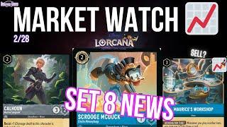 Disney Lorcana MARKET WATCH & NEWS (Sell These Hyped Cards)- Ep. 154 Friday 2/28