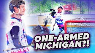 ONE ARMED MICHIGAN GOAL?! *WISH CUP*