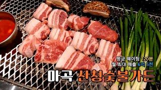 [SUB/4K] 서울 3대 고깃집? 여기가 빠지면 서운하지! | 서울 삼겹살 맛집 | 마곡 '산청숯불가든' | 몽탄X교대이층집 콜라보?! | Korean Samgyupsal