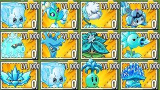 100% All ICE Plants LEVEL 1000 Power-Up vs PvZ 2 Final Bosses Fight - Plants vs Zombies 2 Final Boss