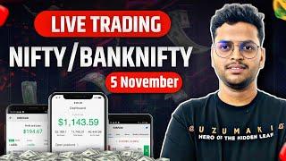 05th nov ||live market analysis || nifty and bank nifty ||