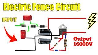 How To Make Electric Fence Circuit | Step-by-Step Guide | Electronics projects