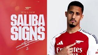 William Saliba SIGNS New Long Term Contract At Arsenal