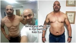 Before and after diet using the Kobi Ezra method, לפני ואחרי דיאטה בשיטת קובי עזרא