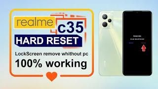 realme c35 hard reset