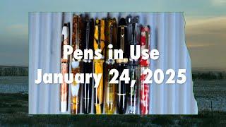 Pens in Use  - January 24, 2025