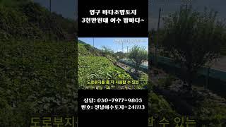 바다 영구 조망 오션뷰~ 3,900만원 전남 여수 화양면 땅 토지 급매물 매매 싼땅 농막터 주말농장 여수시 화양지구 장수리 땅매매 농촌체류형쉼터 부지 토지 땅 매물 매매