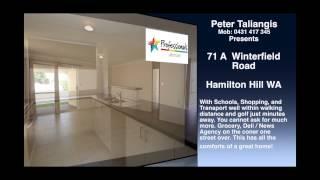 Hamilton Hill; For Sale 71 A Winterfold Road by Peter Taliangis Professionals Fremantle 0431417345