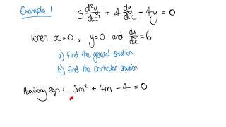 Solving Second Order Differential Equations