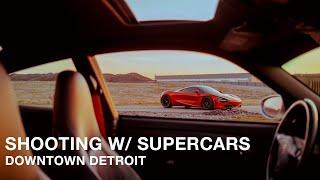 Shooting my Porsche 911 & INSANE SUPERCARS in Detroit! (Cops, Burnouts, 800HP 720S)