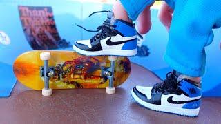 MY SKATE DROWNED | Tricks On Finger Skateboard | Tech Deck Skateboard Unboxing