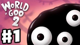 World of Goo 2 - Full Game Walkthrough Part 1 - Chapter 1: The Long Juicy Road!