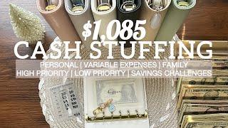 $1,085 Cash Stuffing | December 2024 Week 2 | Cash Envelopes #cashstuffing