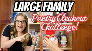 Pantry, Freezer and Fridge Cleanout | No Spend Week | Large Family What's for Dinner?