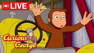  LIVE Curious George Full Episodes  The Runaway Tractor  Kids Cartoon  Videos for Kids