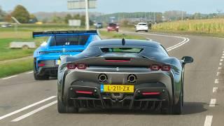 Supercars Accelerating! F12 N-Largo, 900HP Turbo S, Carrera GT, Revuelto, Huracan STO, 992 GT3 RS