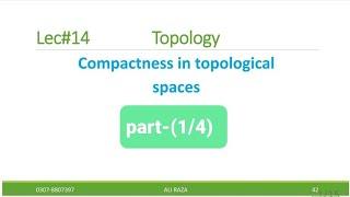 Topology lec#14(1/4) Cover, open cover and subcover of a topological space