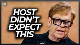 Host Goes Quiet as His Question for Elton John Backfires