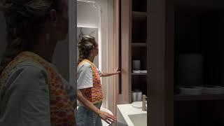 Скрытый шкаф в нише. Дизайнерское решение  #дизайнинтерьера #дизайнпроект #дизайн