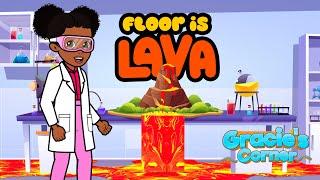 Floor is Lava Song | Brain Break with Gracie’s Corner | Nursery Rhymes + Kids Songs