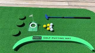 RINREA Golf Putting Mat, Golf Putting Green for Indoor Outdoor, Golf Practice Mat Review