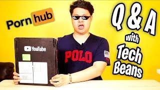 TechBeans' 100k Special Silver Play Button Unboxing And Q&A