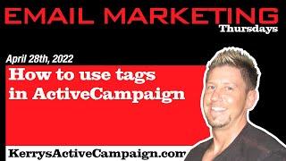 How to use tags in ActiveCampaign