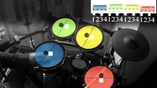 apprendre la batterie en couleurs -  drumming colors - Julien BONAMY