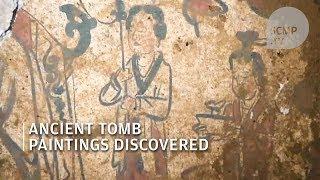 Rare ancient tomb with wall paintings found in China