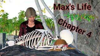 Max's Life Game Chapter 4 - Max finds a treasure chest on the island and becomes rich