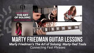  Marty Friedman Guitar Lesson - Connecting Fast Phrases - TrueFire