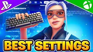 *NEW* Best Keyboard SETTINGS + Sensitivity In Season 4 (Fortnite Tutorial)