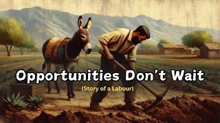 Motivational Story-Opportunities Don’t Wait | Story of a Laborer | Tales by Monisha