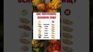 Как употреблять белковую пищу #здоровоепитание  #советы  #полезныесоветы  #здоровыйобразжизни