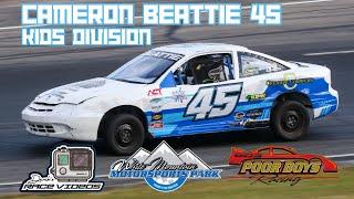 Cameron Beattie 45 | Kids Division | 5th Place | White Mountain Motorsports Park | 9/28/24