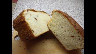 Хлеб с изюмом сладкий к чаю пшеничный