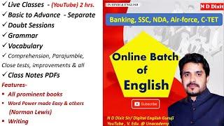 Live Batch By Digital E Guruji | N D Dixit Sir