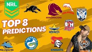 NRL Top 8 Predictions 2023