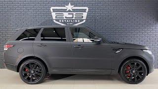 Matte Black Range Rover wrap | 2JS Detailing