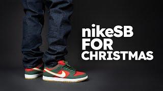 Nike SB Dunk Low Pro "Fir & Fire Red" Sonics Tribute On Feet Review.